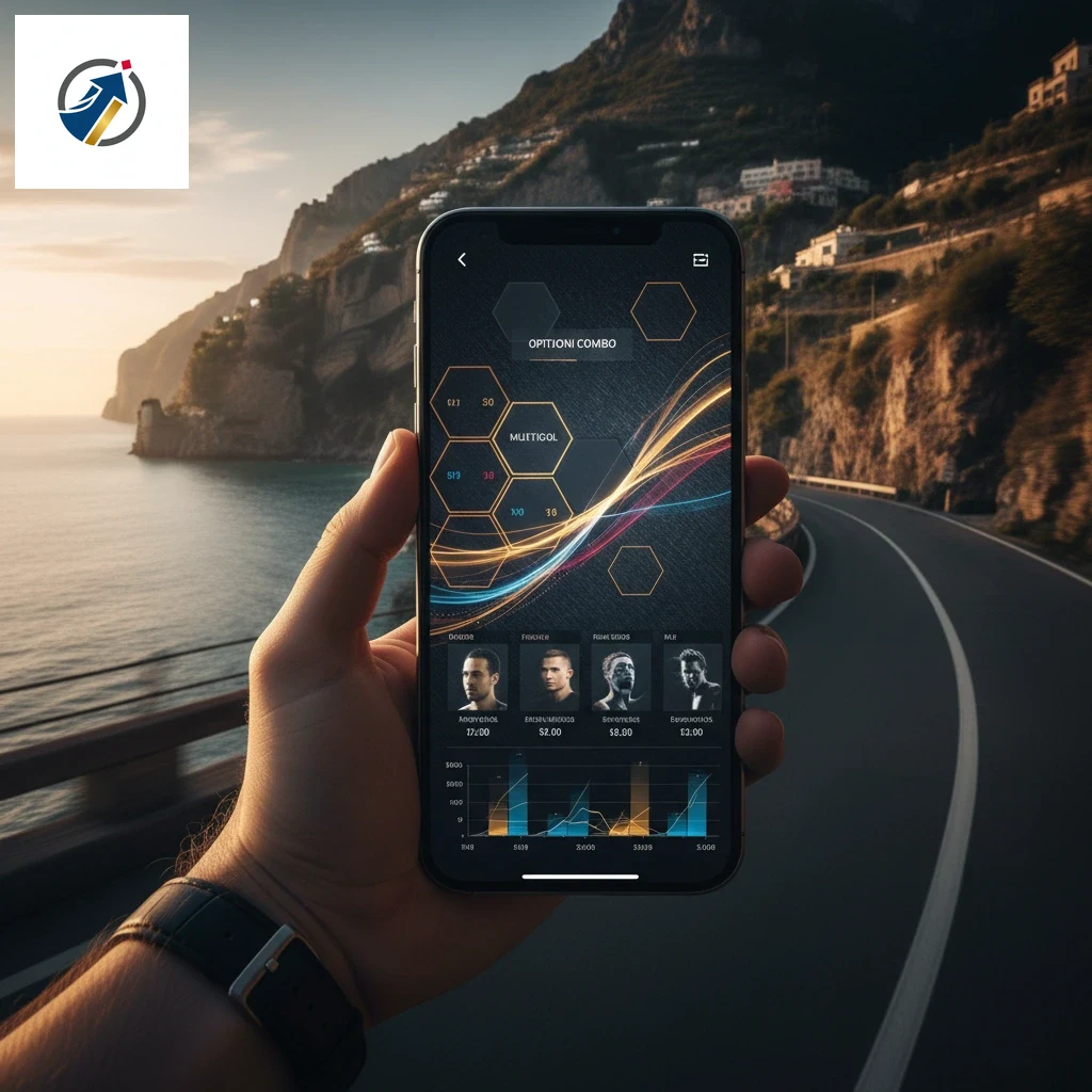 Riepilogo delle combinazioni multiple e mercati multigol consultabili da smartphone.